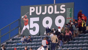 Albert Pujols hat seinen 599. Homerun geschlagen