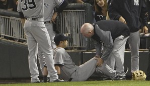 Dustin Fowler riss sich bei einem Crash in die Outfield-Mauer die Patellasehne