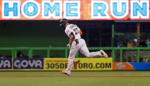 Giancarlo Stanton hat in dieser Saison bereits sieben Spiele mit mindestens zwei Homeruns auf dem Konto