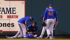 Albert Almora Jr. ist im Spiel gegen St. Louis verletzt ausgewechselt worden