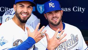 Den Royals drohen mit Hosmer und Moustakas (v.l.) die Abgänge von Starspielern