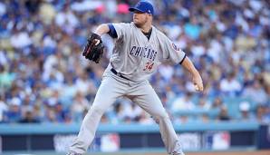 Jon Lester startet zum dritten Mal für die Chicago Cubs am Opening Day.