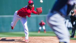 Shohei Ohtani gab sein Debüt für die Angels im Spring Training in Arizona.