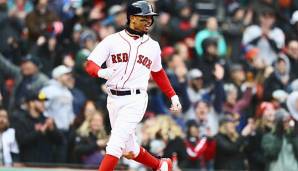 Mookie Betts erzielte den entscheidenden achten Run für die Red Sox gegen die Rays.