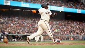 Pablo Sandoval schlug den ersten Splash Hit der neuen Saison für die San Francisco Giants.