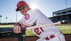 Platz 2, Mike Trout (Los Angeles Angels), Center Fielder: 34.083.333 US-Dollar.