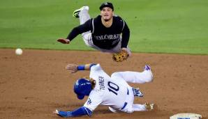 Colorado Rockies: Third Baseman Nolan Arenado - Der einzige Spieler der Rox, der in der weighted-Runs-Created-plus-Statistik (wRC+) signifikant über dem Durchschnitt lag.