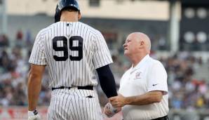 Aaron Judge (l.) hat sich eine Fraktur am rechten Handgelenk zugezogen.