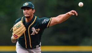 Sean Manaea hat noch im April einen No-Hitter gegen die Boston Red Sox gepitcht.