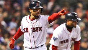 Mookie Betts und die Boston Red Sox haben auch Spiel 2 der World Series gewonnen.