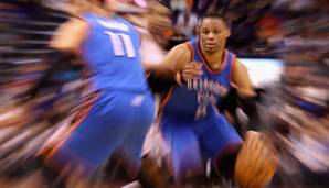 Platz 20: Russell Westbrook - 5 Jahre/205 Millionen Dollar (Vertragsverlängerung) bei den Oklahoma City Thunder 2018 (NBA).