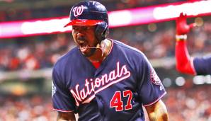 Howie Kendrick brachte die Washington Nationals durch einen späten Homerun in Führung.