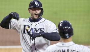 Mike Zunino sorgte für 2 RBI für die Tampa Bay Rays in Spiel 7 der ALCS.