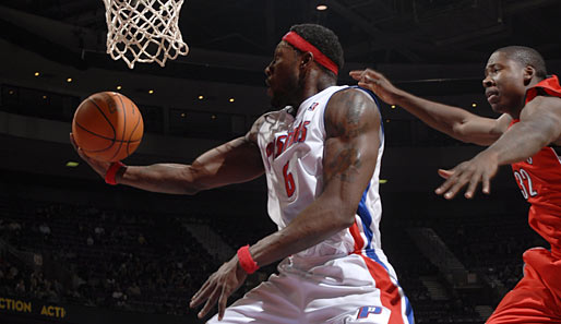 In seinen bisherigen 995 Spielen konnte Detroits Ben Wallace nie mehr als 22 Punkte erzielen