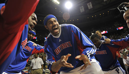 Rasheed Wallace spielte von 2003 bis 2009 für die Detroit Pistons