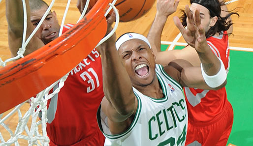 Paul Pierce hatte gegen die Houston Rockets nicht einen seiner besten Tage erwischt