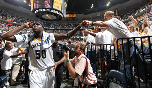 Grizzlies-Power-Forward Zach Randolph war mit 30 Punkten der überragende Mann auf dem Feld