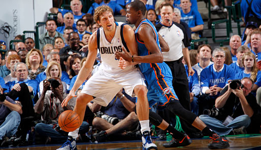 Dirk Nowitzki schied mit Dallas bereits frühzeitig aus den Playoffs aus