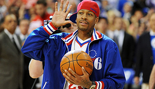 Allen Iverson spielte zuletzt 2010 für die Philadelphia 76ers in der NBA