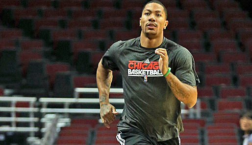 Bulls-Point-Guard Derrick Rose riss sich im April 2012 das Kreuzband