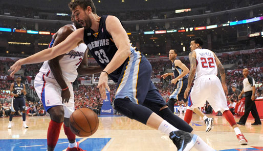 Trotz großer Foulprobleme kam Marc Gasol in Spiel fünf auf 21 Punkte und 8 Rebounds