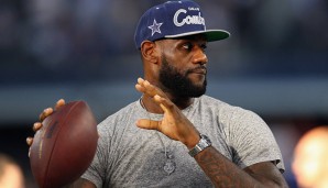 LeBron James spielte bereits an der Highschool im Football-Team