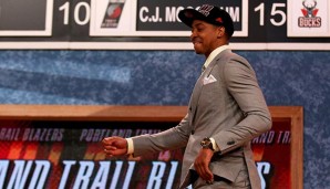 Da war die Welt noch in Ordnung: C.J. McCollum wurde an 10. Stelle von den Blazers gezogen. Jetzt ist er verletzt