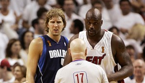 Inzwischen ist Shaquille O'Neal (r.) im Ruhestand und Mitbesitzer der Sacramento Kings