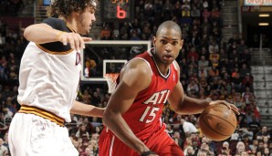 Al Horford von den Hawks verletzte sich im Spiel gegen Anderson Varejao und die Cavaliers