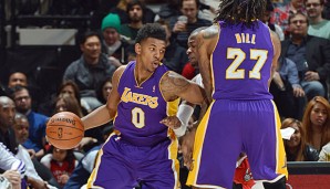 Nick Young führte die Los Angeles Lakers mit 29 Punkten zum Sieg