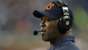 Lovie Smith coachte bis zu seiner Entlassung 2012 die Chicago Bears