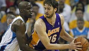 Die Big Men Pau Gasol (r.) und Emeka Okafor könnten die Teams tauschen