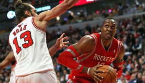 Joakim Noah (l.) und Dwight Howard zählen zu den besten Centern der NBA