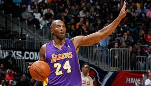 Kobe Bryant verpasste den Großteil der letzten Spielzeit wegen eines Schienbeinkopfbruchs