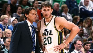 Headcoach Quin Snyder sieht in Gordon Hayward seinen verlängerten Arm auf dem Parkett