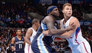 Zach Randolph und Blake Griffin schenken sich keinen Zentimeter