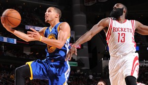 Stephen Curry zeigte gegen Houston eine überragende Vorstellung