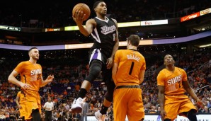 Rudy Gay (M.) wechselte im Laufe der vergangenen Saison zu den Sacramento Kings