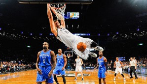 Ein Monster-Dunk zum Comeback! Brook Lopez war gleich wieder gut drauf