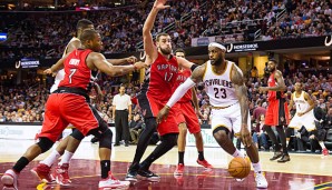 LeBron James dreht das Spiel gegen die Raptors beinahe im Alleingang