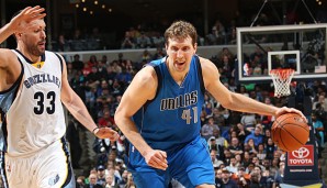 Dirk Nowitzki erinnerte gegen die Grizzlies an die 2011er Playoffs