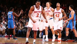 Langston Galloway (l.) stieß erst im Januar zu den New York Knicks