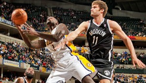 Brook Lopez (r.) und Lance Stephenson stehen wohl vor einem Trade