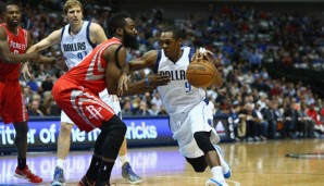 Rajon Rondo (r.) verlebte gegen Houston einen durchwachsenen Abend