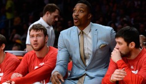 Dwight Howard (M.) plagen Probleme am rechten Knie