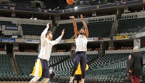 Paul George hat am Donnerstag sein erstes Training mit der Mannschaft absolviert