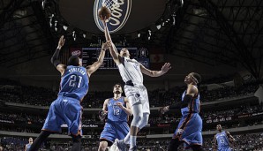 Chandler Parsons war beim Sieg gegen OKC der überragende Mann auf dem Parkett