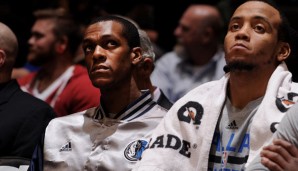 Monta Ellis (r.) und Rajon Rondo passen noch nicht wie gewünscht zusammen