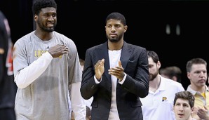 Paul George musste bisher die komplette Saison in Zivil verfolgen