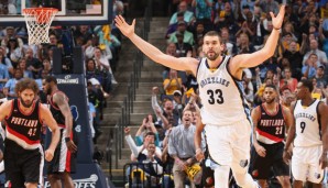 Marc Gasol war einmal mehr der überragende Mann bei den Memphis Grizzlies